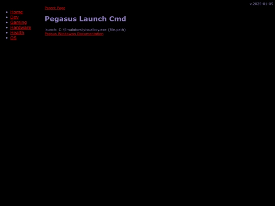 gaming/emu/windows/pegasus/launchcmd screenshot