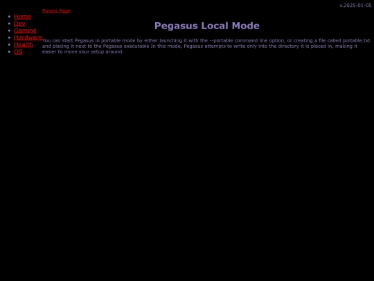 gaming/emu/windows/pegasus/localmode screenshot
