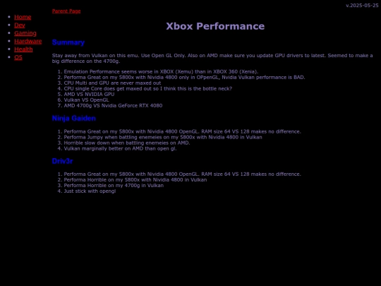 gaming/emu/xbox/performance screenshot