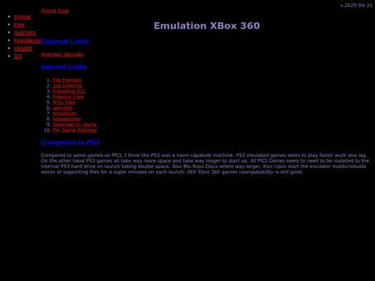 gaming/emu/xbox360 screenshot