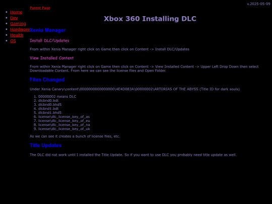 gaming/emu/xbox360/installingDLC screenshot