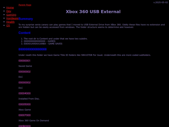gaming/emu/xbox360/usbexternal screenshot