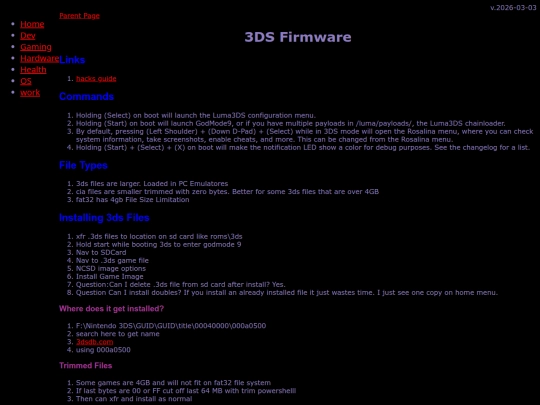 gaming/handhelds/3DS/firmware screenshot