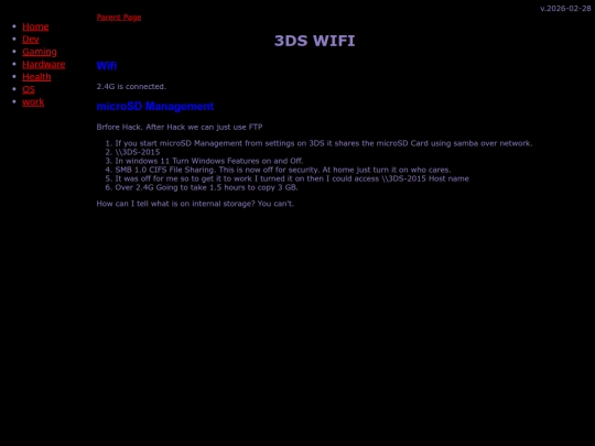 gaming/handhelds/3DS/network screenshot