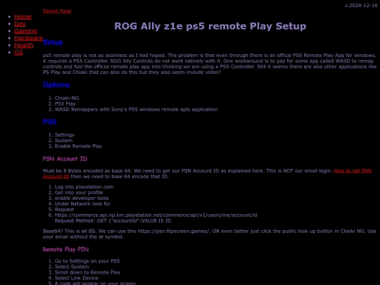 gaming/handhelds/Allyz1e/ps5remoteplay/setup screenshot