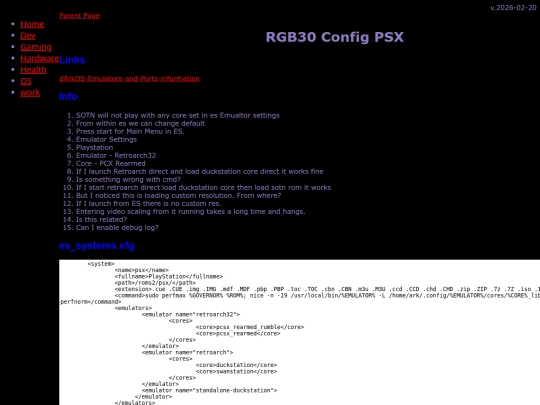 gaming/handhelds/RGB30/config_psx screenshot