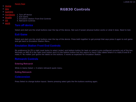 gaming/handhelds/RGB30/controls screenshot