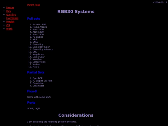 gaming/handhelds/RGB30/systems screenshot