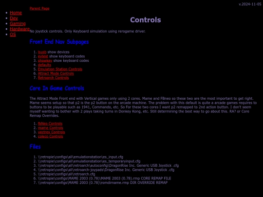 gaming/miniarcades/GRSBuildACade/controls screenshot