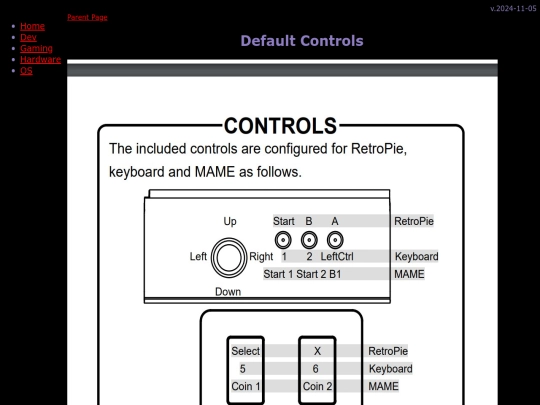 gaming/miniarcades/GRSBuildACade/controls/defaults screenshot