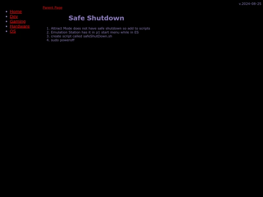 gaming/miniarcades/GRSBuildACade/safeshutdown screenshot