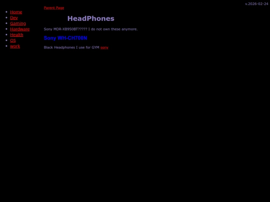 hardware/HeadPhones/HeadPhones screenshot