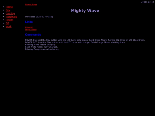 hardware/MusicPlayers/MightyWave screenshot