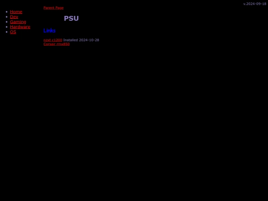 hardware/PSU/PSU screenshot