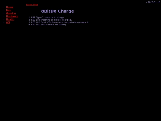 hardware/keyboards/8bitdo/charge screenshot
