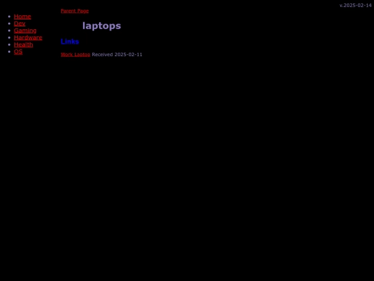 hardware/laptops/laptops screenshot