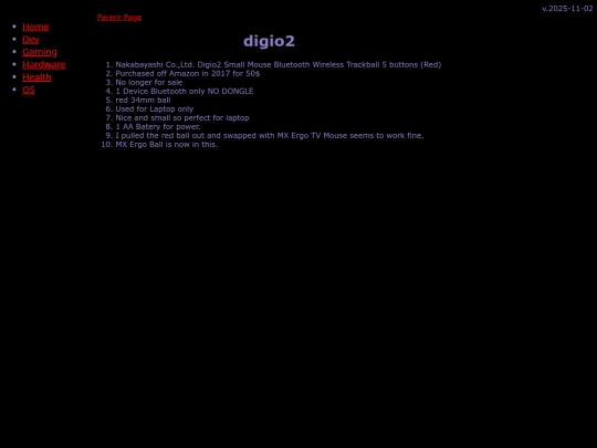 hardware/mice/digio2 screenshot