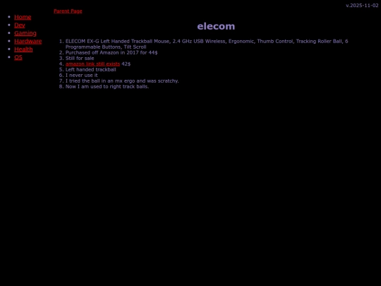 hardware/mice/elecom screenshot