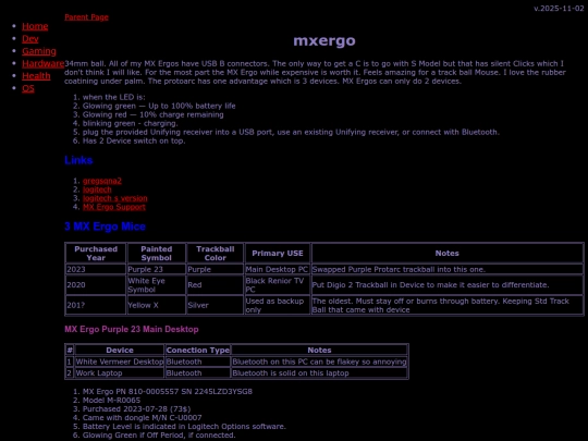 hardware/mice/mxergo screenshot