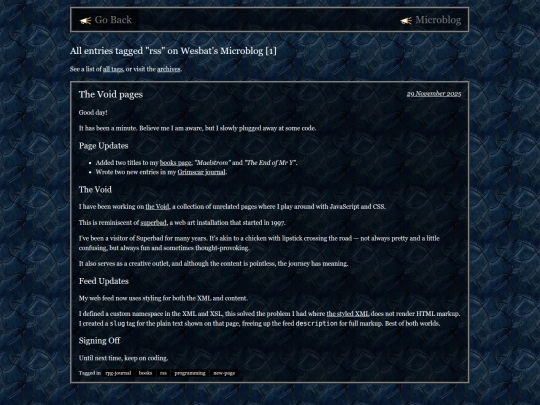 news/rss screenshot