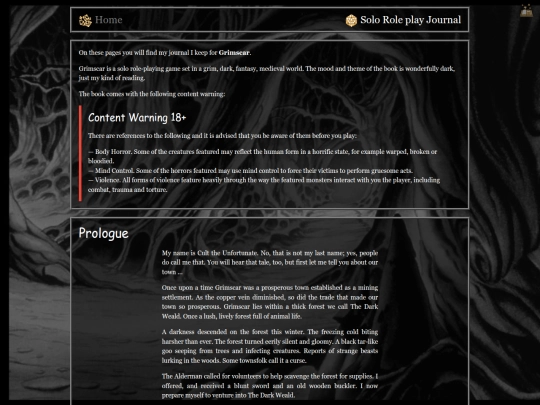 rpgjournal screenshot