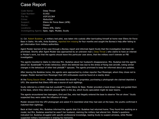 x-files/case-files/01x02_deep_throat/report screenshot