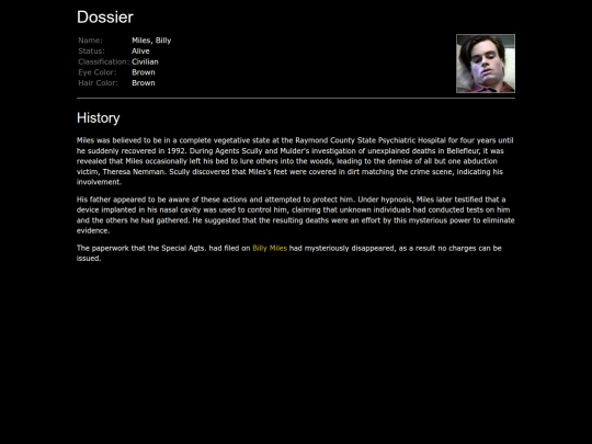 x-files/case-files/dossier/b_miles screenshot