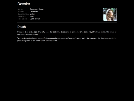 x-files/case-files/dossier/k_swenson screenshot