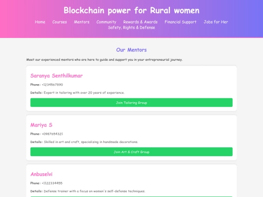empower-her/mentors screenshot
