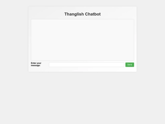 thanglish chatbot screenshot