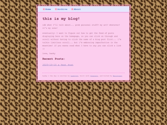 blog screenshot