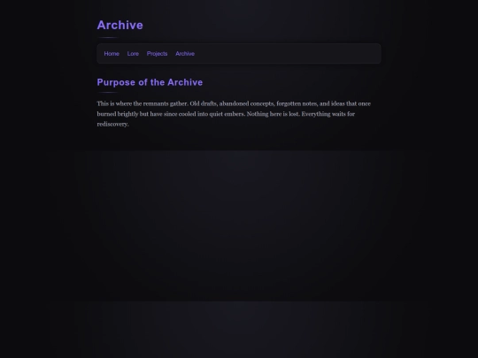 archive screenshot
