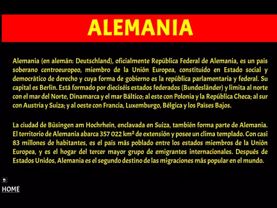 ESTILOS PAISES/alemania screenshot