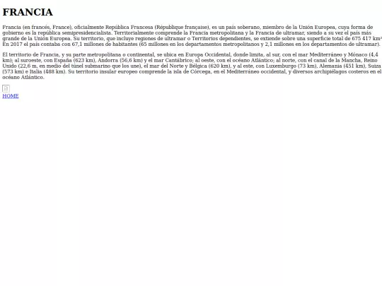 ESTILOS PAISES/francia screenshot