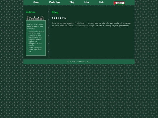 blog screenshot