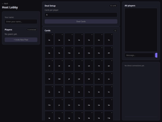 host screenshot