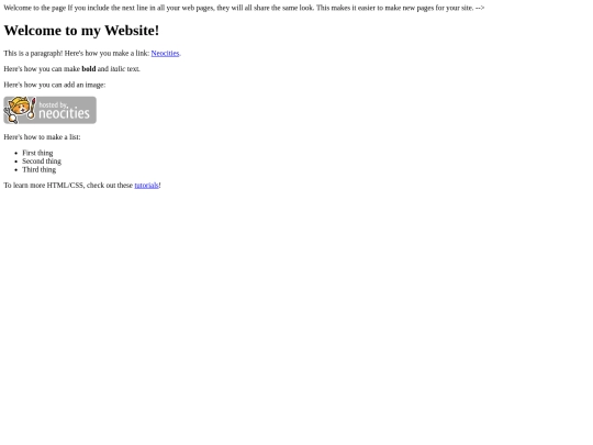 index screenshot