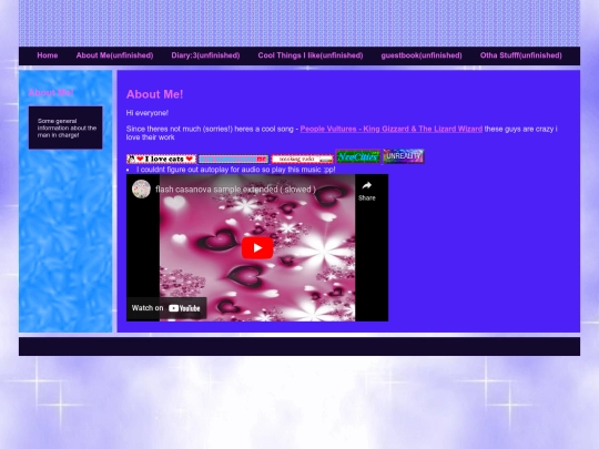 aboutme screenshot