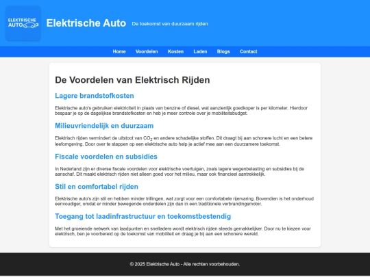 voordelen screenshot