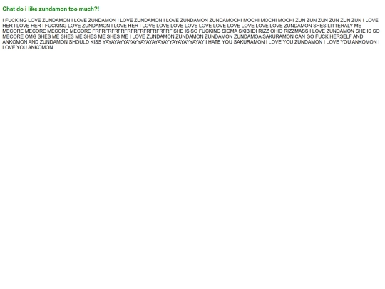 Pages/Chatdoilikezundamontoomuch screenshot