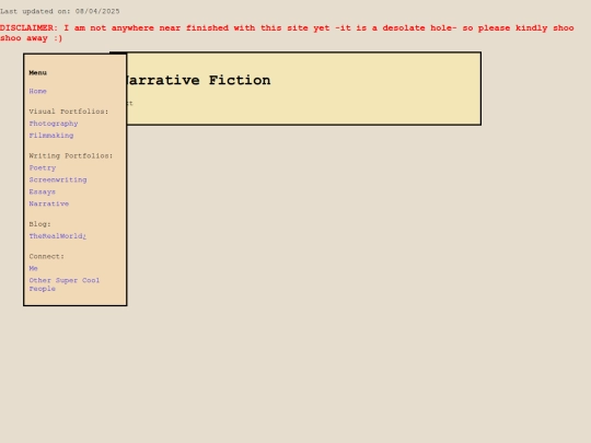 pages/narrative screenshot