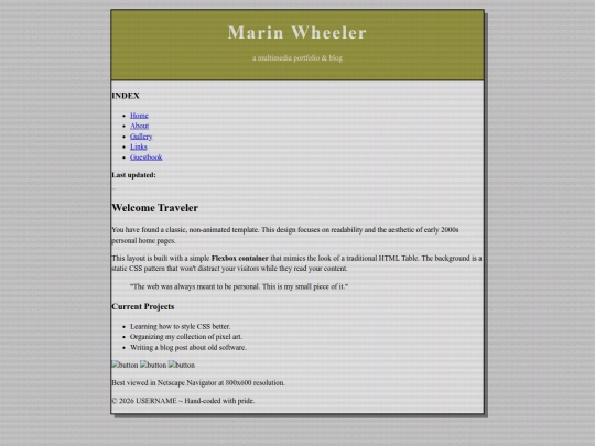 pages/newsite screenshot