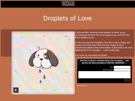 fine_albums/droplets_of_love screenshot