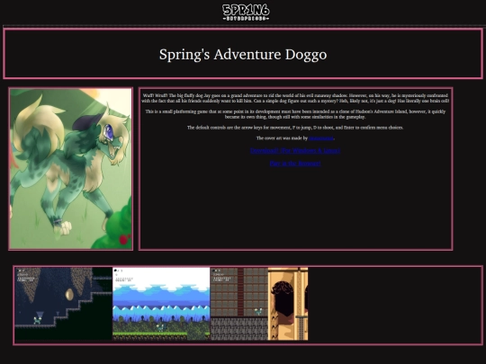 wuffly_wruffly_games/adventure_doggo screenshot