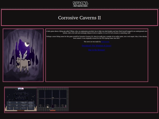 wuffly_wruffly_games/corrosive_caverns screenshot