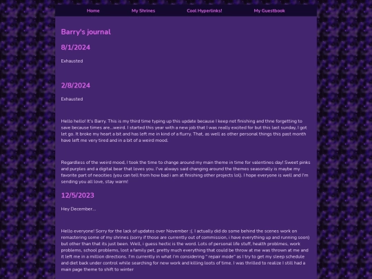 journal screenshot
