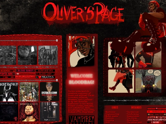 oliverspage screenshot