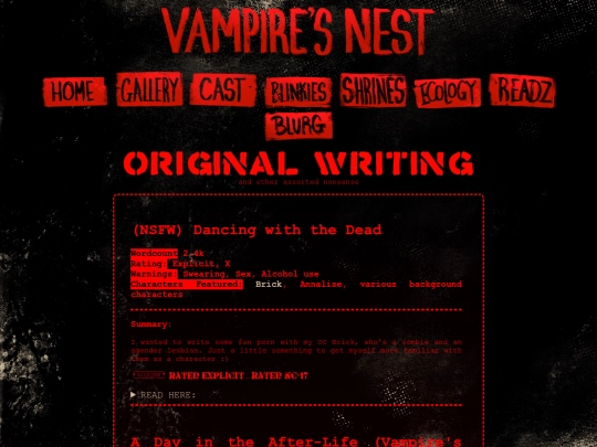 writings screenshot
