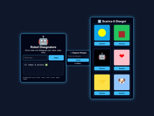 disegnorobot.html screenshot