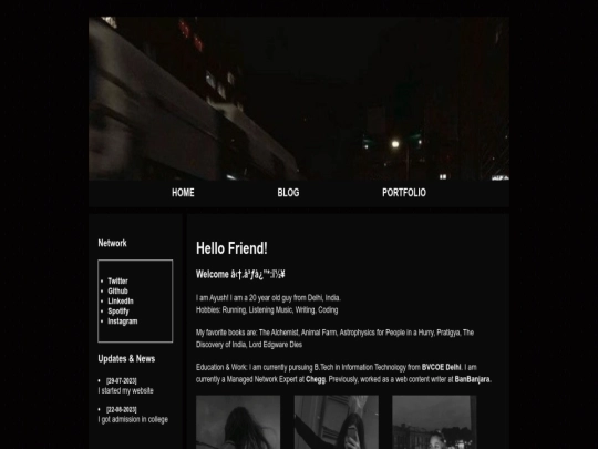 index screenshot